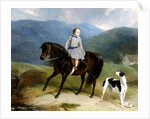 Master Edward Coutts Marjoriebanks on his Pony, c.1851 by Abraham & Webster Thomas Cooper