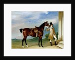 Miss Villebois' Bay Hunter held by a Groom, 1834 by John E. Ferneley