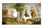Family Hunting Party, 1755 by Judith Lewis