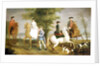 Family Hunting Party, 1755 by Judith Lewis