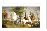Family Hunting Party, 1755 by Judith Lewis