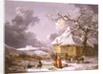 A Fall on the Ice by George Morland