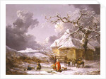 A Fall on the Ice by George Morland