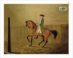 Gentleman on a Bay Horse in a Riding School, 1766 by Thomas Parkinson