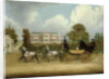 A Barouche drawn by Four Greys passing a Jacobean Mansion, 1830 by James Pollard