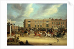The Elephant and Castle on the Brighton Road, 1826 by James Pollard