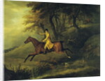 Thomas Oldaker, Huntsman to the Berkeley, on his Hunter 'Magic' Breaking Cover, 1811 by John Nost Sartorius