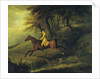 Thomas Oldaker, Huntsman to the Berkeley, on his Hunter 'Magic' Breaking Cover, 1811 by John Nost Sartorius