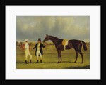 Euclid with his Jockey Conolly and Trainer Pettit by John Frederick Herring Snr