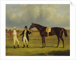 Euclid with his Jockey Conolly and Trainer Pettit by John Frederick Herring Snr