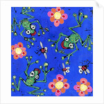 Frog Wallpaper, 2008 by Anthony Breslin