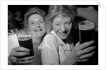 Revellers at Josephine's Nightclub, Barkers Pool, Sheffield, UK. The girls are drinking Pils lager and blackcurrant cordial. 1992. by Bill Stephenson