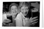 Revellers at Josephine's Nightclub, Barkers Pool, Sheffield, UK. The girls are drinking Pils lager and blackcurrant cordial. 1992. by Bill Stephenson