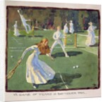 A Game of Tennis in Battersea Park by James Wallace