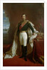 Portrait of Emperor Napoleon III in coronation robes by Jules de Vignon