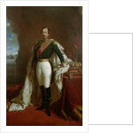 Portrait of Emperor Napoleon III in coronation robes by Jules de Vignon