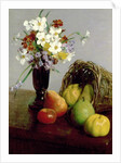 Fruits and Flowers, 1866 by Ignace Henri Jean Fantin-Latour