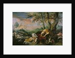 A Boar Hunt by Frans Snyders or Snijders