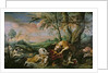 A Boar Hunt by Frans Snyders or Snijders