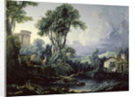 Landscape with Water Mill, 1743 by Francois Boucher