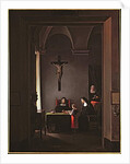 Reading lesson in a convent, 1810 by Francois-Marius Granet