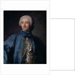 Portrait of a gentleman in a blue coat by Jean-Marc Nattier