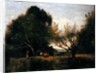 Landscape with Cattle by Jean Baptiste Camille Corot