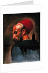 Head of an Arab in a Fez by Isidore Pils