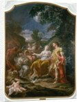 Mars and Venus with cupids by Corrado Giaquinto