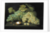 Grapes with half a walnut by Jacob Foppens van Es