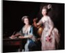 Portrait of an elderly lady with her daughter by Anne Vallayer-Coster