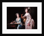 Portrait of an elderly lady with her daughter by Anne Vallayer-Coster