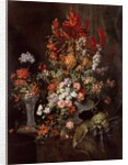 Two vases of flowers by Jean-Baptiste Monnoyer