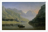 Souvenir of Savoy; Sunrise in the Mountains by Josephine Bowes