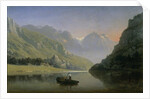 Souvenir of Savoy; Sunrise in the Mountains by Josephine Bowes