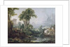 Landscape with a Watermill by Francois Boucher