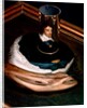 Anamorphic portrait of Charles I by Unknown Artist