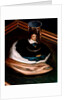 Anamorphic portrait of Charles I by Unknown Artist