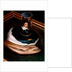 Anamorphic portrait of Charles I by Unknown Artist