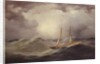 Livonia after losing bowsprit mid-Atlantic, 1871 by Unknown Artist