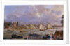 Yachts of the Cumberland Fleet racing off Lambeth Palace, 1775 by English School