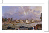 Yachts of the Cumberland Fleet racing off Lambeth Palace, 1775 by English School