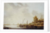 A River Scene with Distant Windmills, c.1640-42 by Aelbert Cuyp