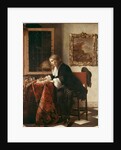 Man Writing a Letter by Gabriel Metsu