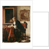Man Writing a Letter by Gabriel Metsu