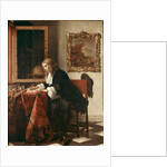 Man Writing a Letter by Gabriel Metsu