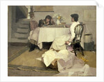 Domino!, 1886 by Frank Bramley
