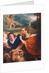Portraits of James Barry and Edmund Burke in the characters of Ulysses and his companion fleeing from the Cave of Polyphemus, 1776 by James Barry