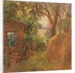 Corner of a rickyard, 1910 by Janie E. Beamish