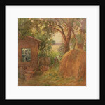 Corner of a rickyard, 1910 by Janie E. Beamish